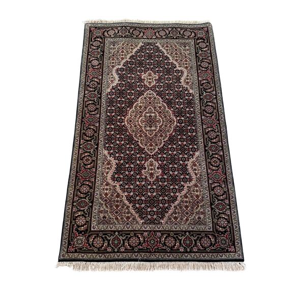 Indian Area Rug 3x5 NWT Wool Silk
